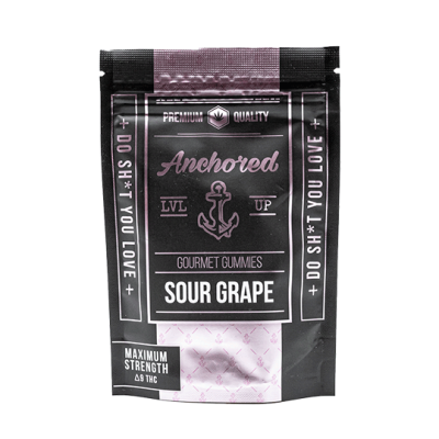 Anchored Gummies Sour Grape hero