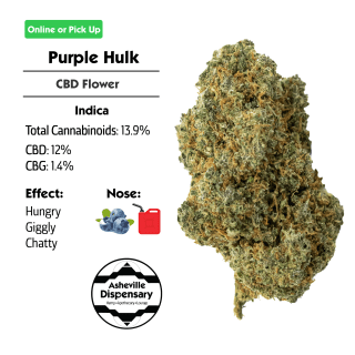 Flower Template in stock CBD Purple Hulk
