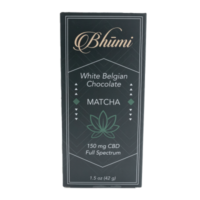 bhumi cbd chocolates white matcha bar x optimized