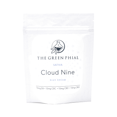 TGP Cloud Nine D9 Sativa Gummies - Front