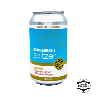 HHC Cannabis Seltzer Elevation can from Asheville Dispensary 20mg HHC