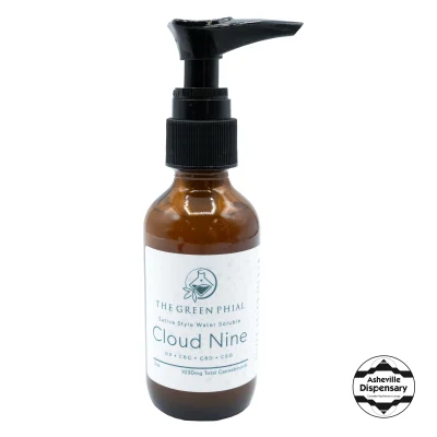 sativa delta 9 water soluble tincture "Cloud Nine" - The Green Phial